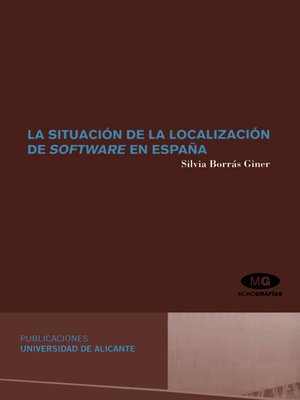 cover image of La situación de la localización de software en España